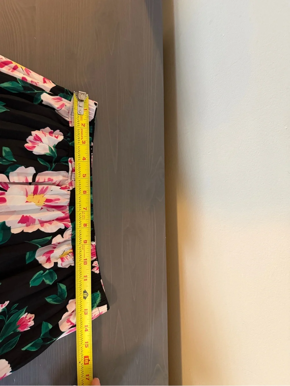 On 34th Pleated Floral Midi Skirt